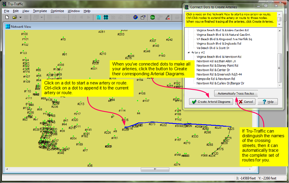 Connect the Dots to create a Signalized Network!